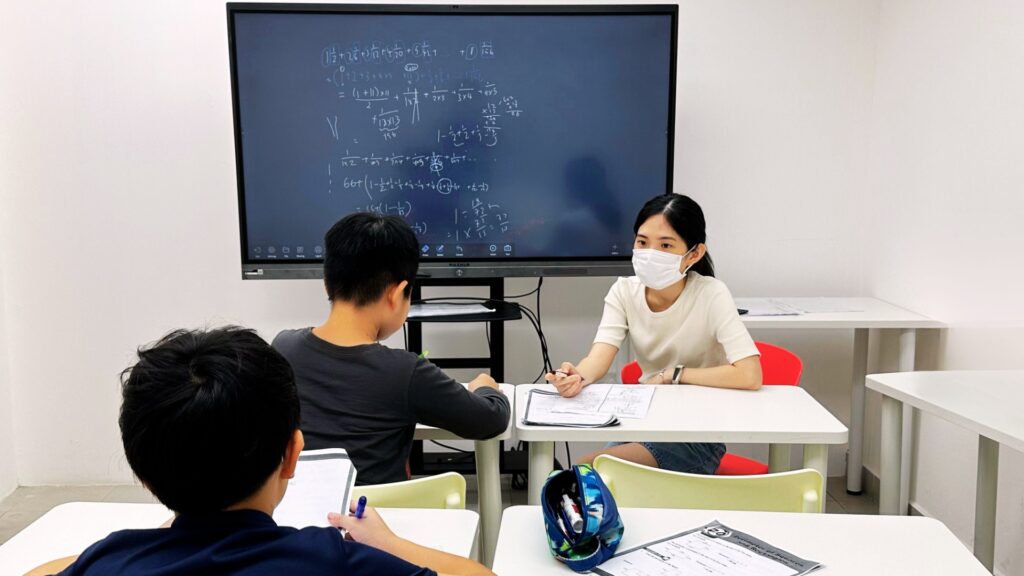 Students attending DSA Math tuition at Future Academy